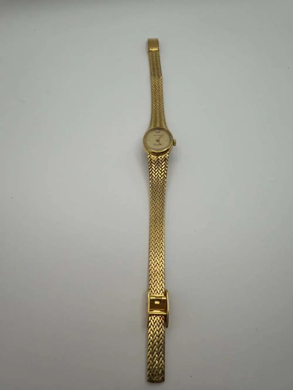 Waltham Diamond Quartz Women's Gold-Tone Bracelet Watch YWL072